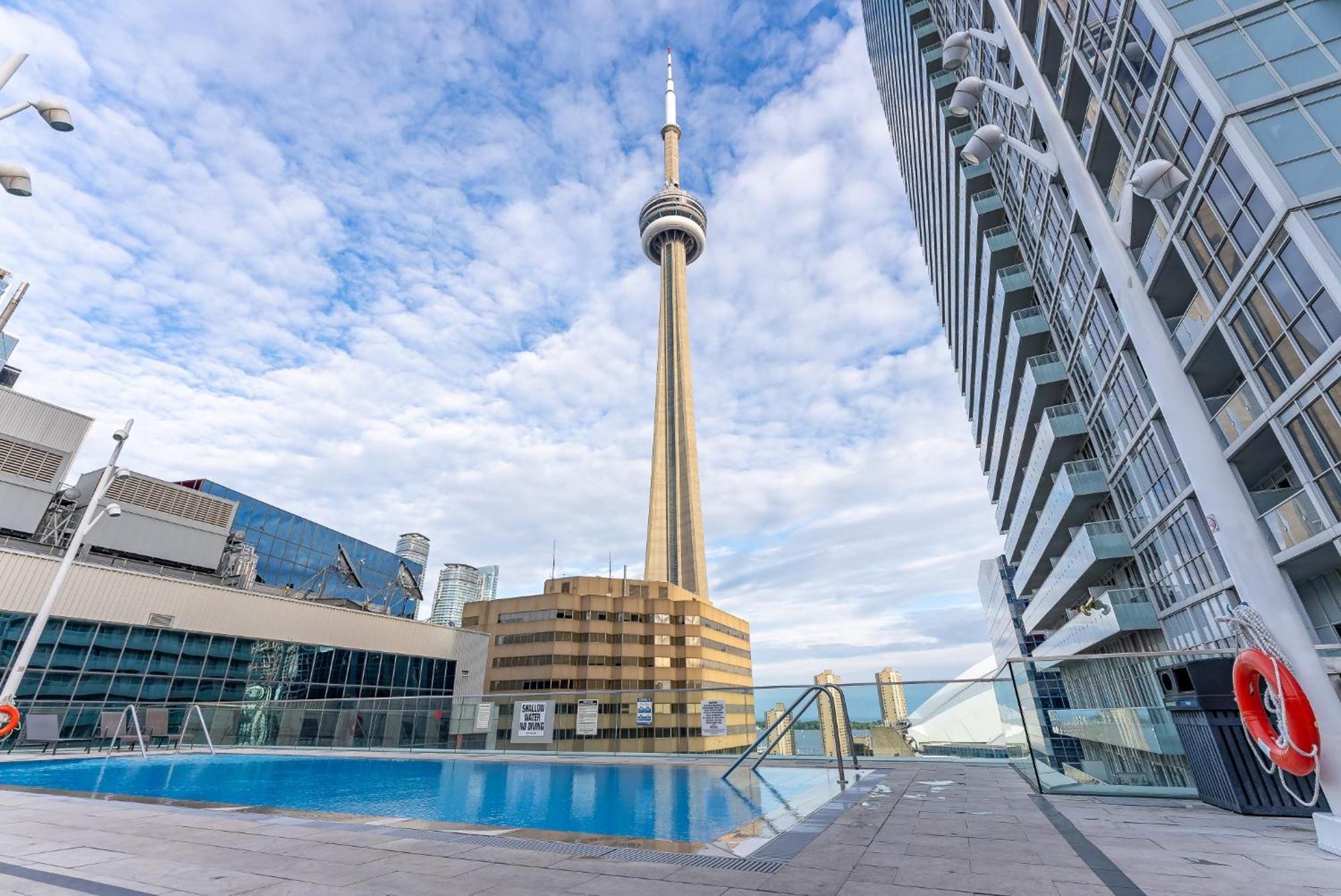 2Br 2Bth Apt-Rogers Center-Cn Tower-Free Parking Apartment โตรอนโต ภายนอก รูปภาพ